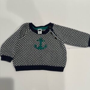 Janie and jack sailor anchor sweater 3-6 months boys‎